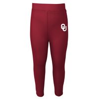 Preschool & Toddler Heathered Gray/Crimson Oklahoma Sooners Forever Love T-Shirt Leggings Set