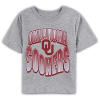 Preschool Crimson/Heather Grey Oklahoma Sooners Game Day T-Shirt Combo Pack