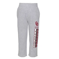 Preschool Heather Gray/Crimson Oklahoma Sooners Playmaker Pullover Hoodie & Pants Set