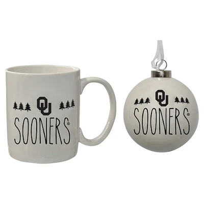 The Memory Company Oklahoma Sooners Holiday Ornament & Mug Set