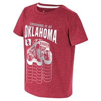 T-shirt pour tout-petits Colosseum Crimson Oklahoma Sooners Crushing It