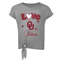 Toddler Heather Gray/Crimson Oklahoma Sooners Forever Love Team T-Shirt & Leggings Set