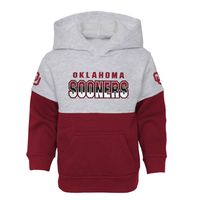 Toddler Heather Gray/Crimson Oklahoma Sooners Playmaker Pullover Hoodie & Pants Set