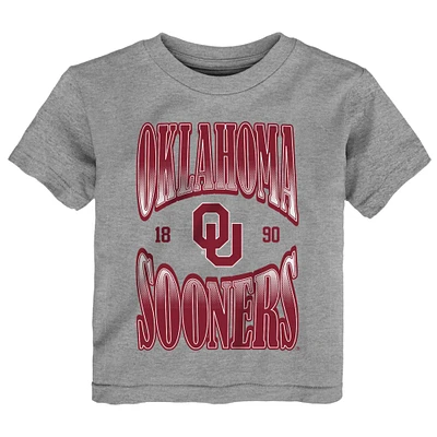 Toddler Heather Gray Oklahoma Sooners Top Class T-Shirt