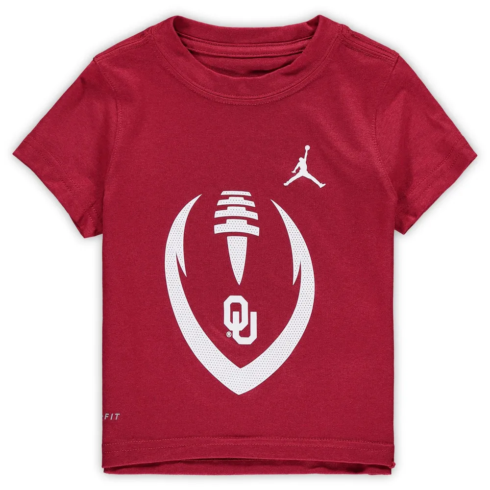 Lids Oklahoma Sooners Nike Toddler Football Icon Performance T-Shirt Crimson | The Shops at Willow Bend