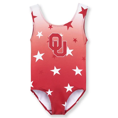 Justaucorps de danse ZooZatz Crimson Oklahoma Sooners pour tout-petits