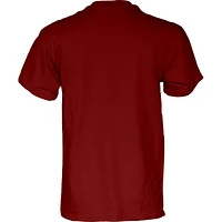 T-shirt unisexe bleu 84 Crimson Oklahoma Sooners 2024 Big 12 Champions de la saison régulière basket-ball féminin