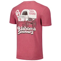 Unisex Crimson Oklahoma Sooners Hyper Local Drawn Schooner T-Shirt