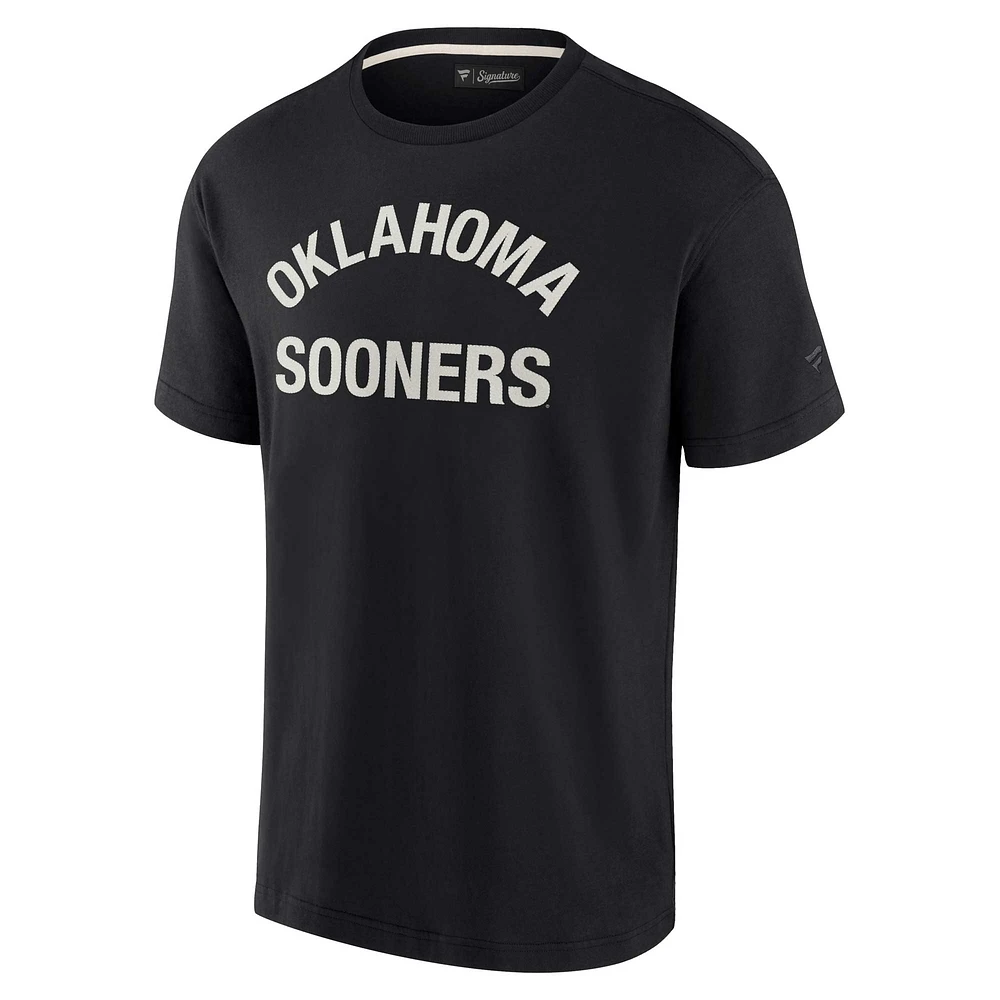 Unisex Fanatics Black Oklahoma Sooners Elements Super Soft Short Sleeve T-Shirt