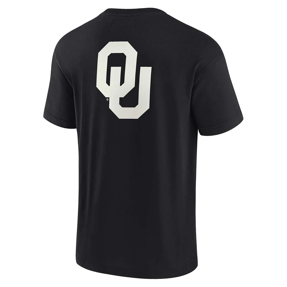 Unisex Fanatics Black Oklahoma Sooners Elements Super Soft Short Sleeve T-Shirt