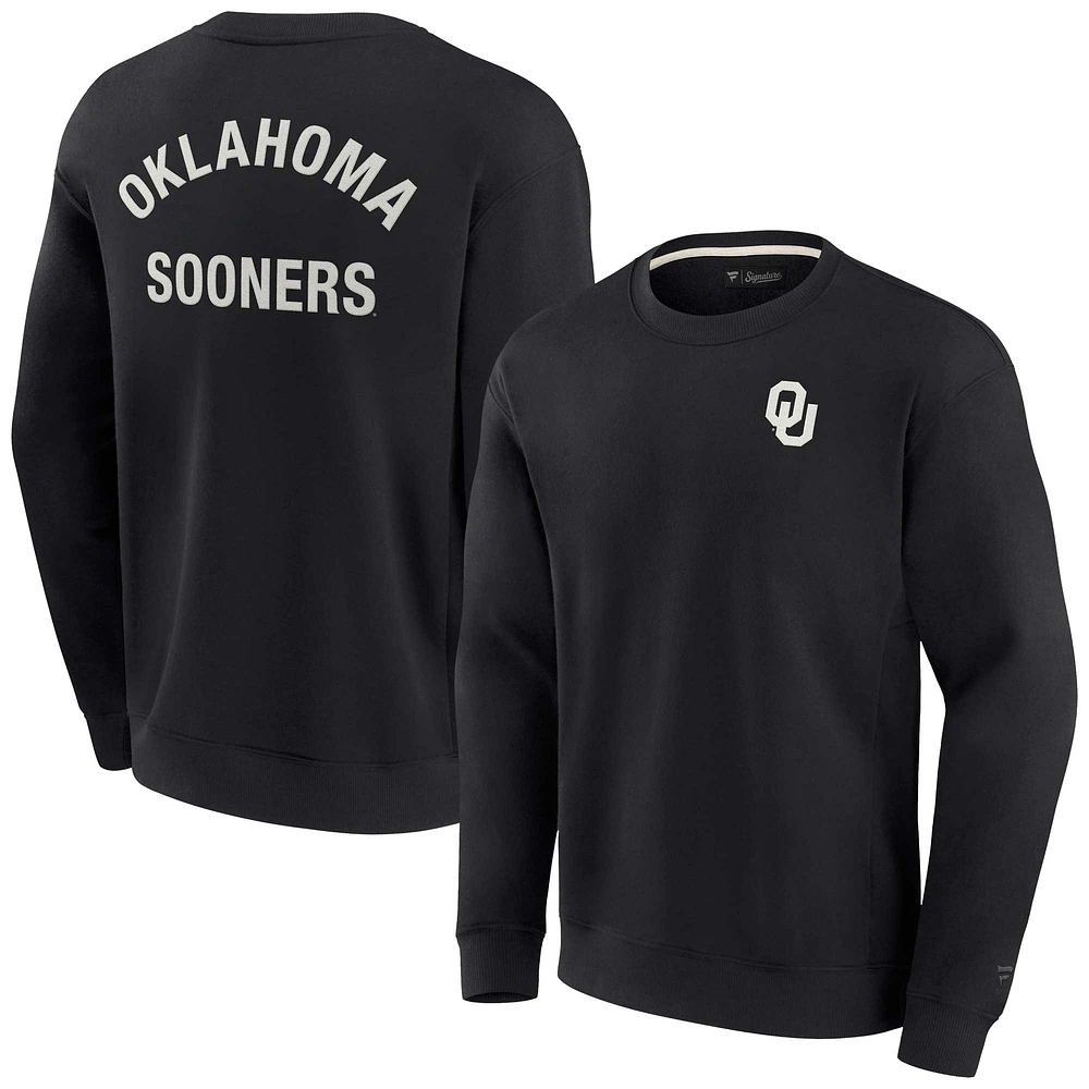 Sweat-shirt unisexe Fanatics noir Oklahoma Sooners super doux