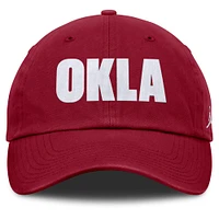 Unisex Jordan Brand Crimson Oklahoma Sooners Local Club Adjustable Hat
