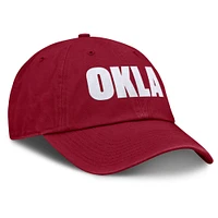 Unisex Jordan Brand Crimson Oklahoma Sooners Local Club Adjustable Hat