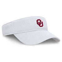 Unisex Nike White Oklahoma Sooners 2025 Dugout Softball Ace Performance Adjustable Visor