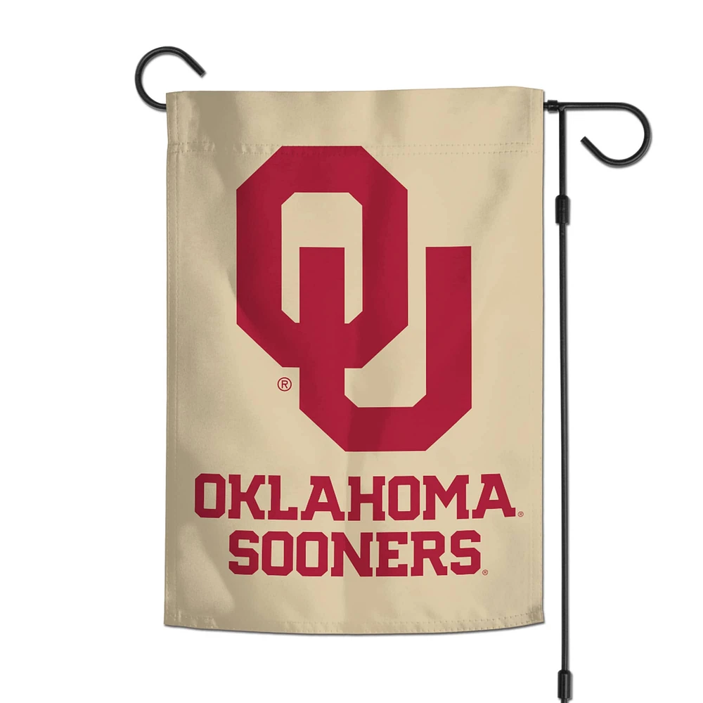 WinCraft Oklahoma Sooners Drapeau de jardin double face 30,5 x 45,7 cm