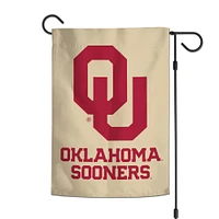 WinCraft Oklahoma Sooners Drapeau de jardin double face 30,5 x 45,7 cm