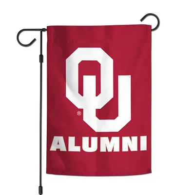 WinCraft Oklahoma Sooners Drapeau de jardin double face 30,5 x 45,7 cm