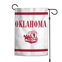 WinCraft Oklahoma Sooners Drapeau de jardin double face College Vault 12 po x 18 po