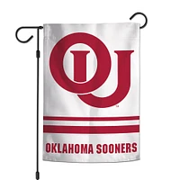 WinCraft Oklahoma Sooners Drapeau de jardin double face College Vault 12 po x 18 po