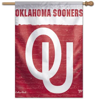 Oklahoma Sooners WinCraft 28" x 40" College Vault Single-Sided Vertical Banner