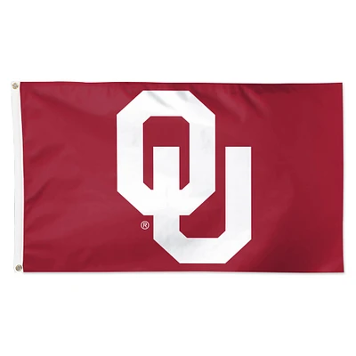 WinCraft Oklahoma Sooners 3' x 5' Primary Logo Single-Sided Flag