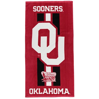 Serviette de plage en fibre WinCraft Oklahoma Sooners 30" x 60"