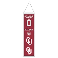 Bannière Evolution WinCraft Oklahoma Sooners 8" x 32"