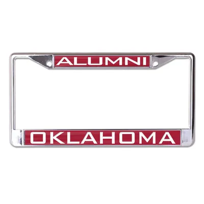 Oklahoma Sooners WinCraft Alumni Inlaid Metal License Plate Frame