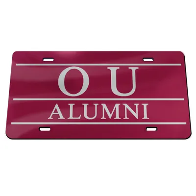Oklahoma Sooners WinCraft Alumni License Plate
