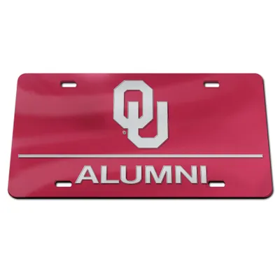 Oklahoma Sooners WinCraft Alumni Logo License Plate