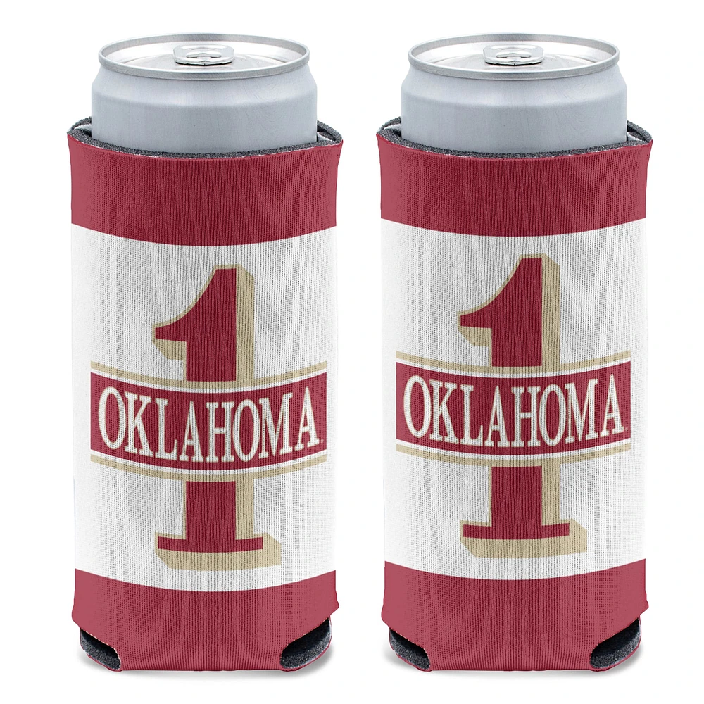 WinCraft Oklahoma Sooners Only1 12oz. Slim Can Cooler