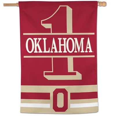 Oklahoma Sooners WinCraft Only1 28'' x 40'' Single-Sided Vertical Banner