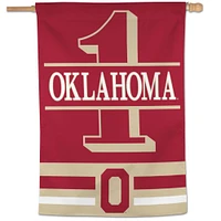 WinCraft Oklahoma Sooners Only1 28'' x 40'' Single-Sided Vertical Banner