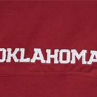 Women's Pro Standard Crimson Oklahoma Sooners Game Day Sequin Full-Zip Hooded Jacket