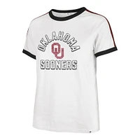 Women's '47 White Oklahoma Sooners Sweet Heat Peyton Raglan T-Shirt