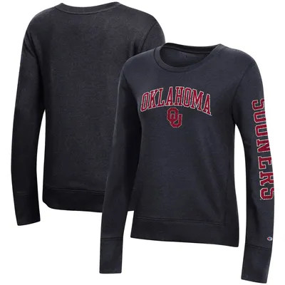 Oklahoma Sooners Champion Women's University 2.0 Fleece Sweatshirt - Black
