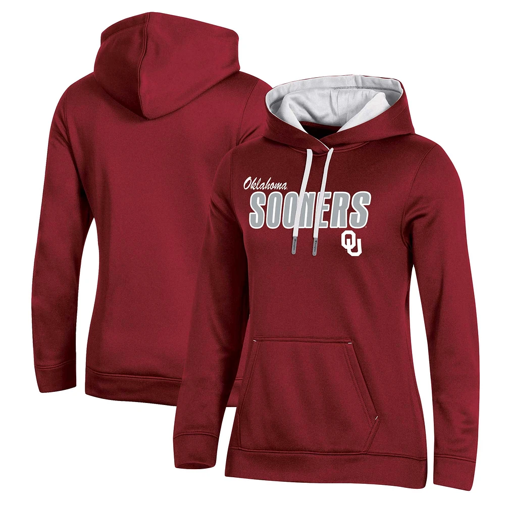 Sweat à capuche pour femme Champion Crimson Oklahoma Sooners Team