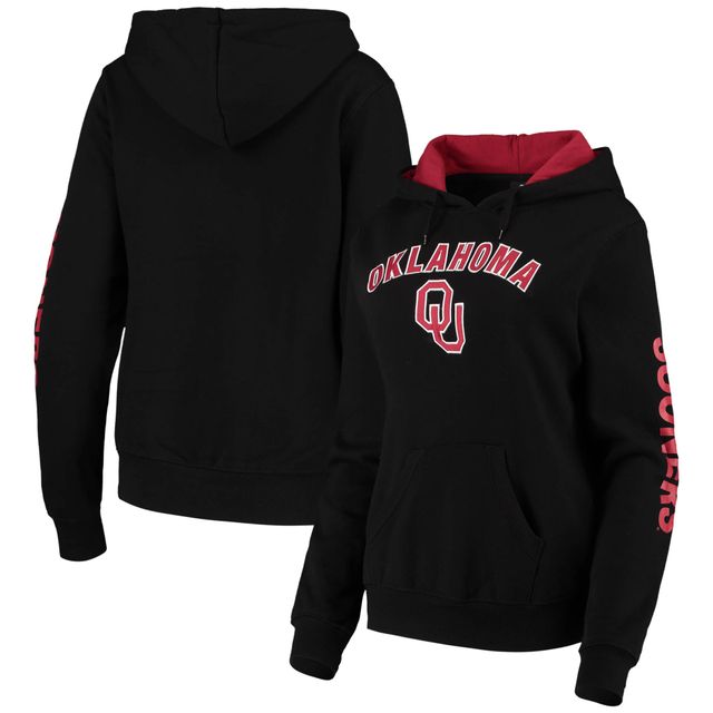 Sweat à capuche Colosseum Oklahoma Sooners Loud and Proud noir pour femme