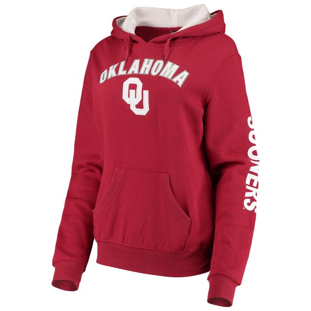 Sweat à capuche Colosseum Crimson Oklahoma Sooners Loud and Proud pour femme