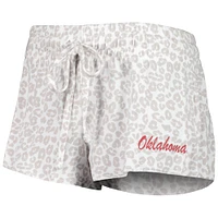 Concepts Sport Crème Oklahoma Sooners Montana T-shirt et short pour femme