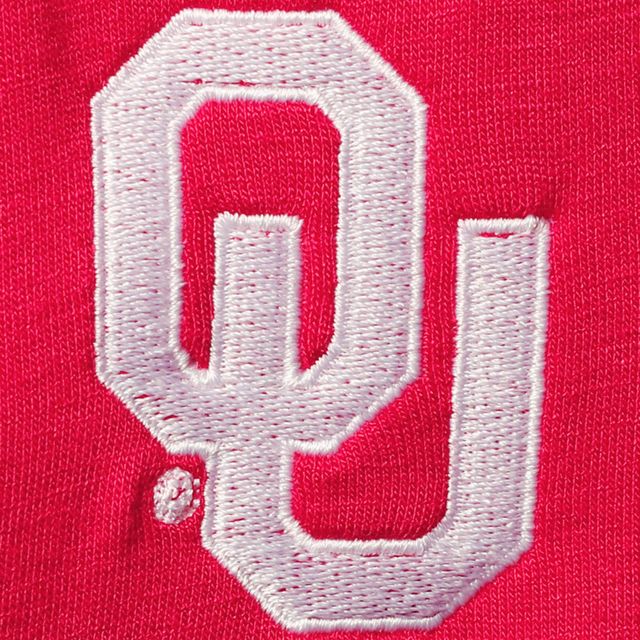 Cardigan cramoisi Oklahoma Sooners à manches boules décalées pour femme