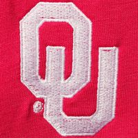 Women's Crimson Oklahoma Sooners Offset Bubble Sleeve Cardigan