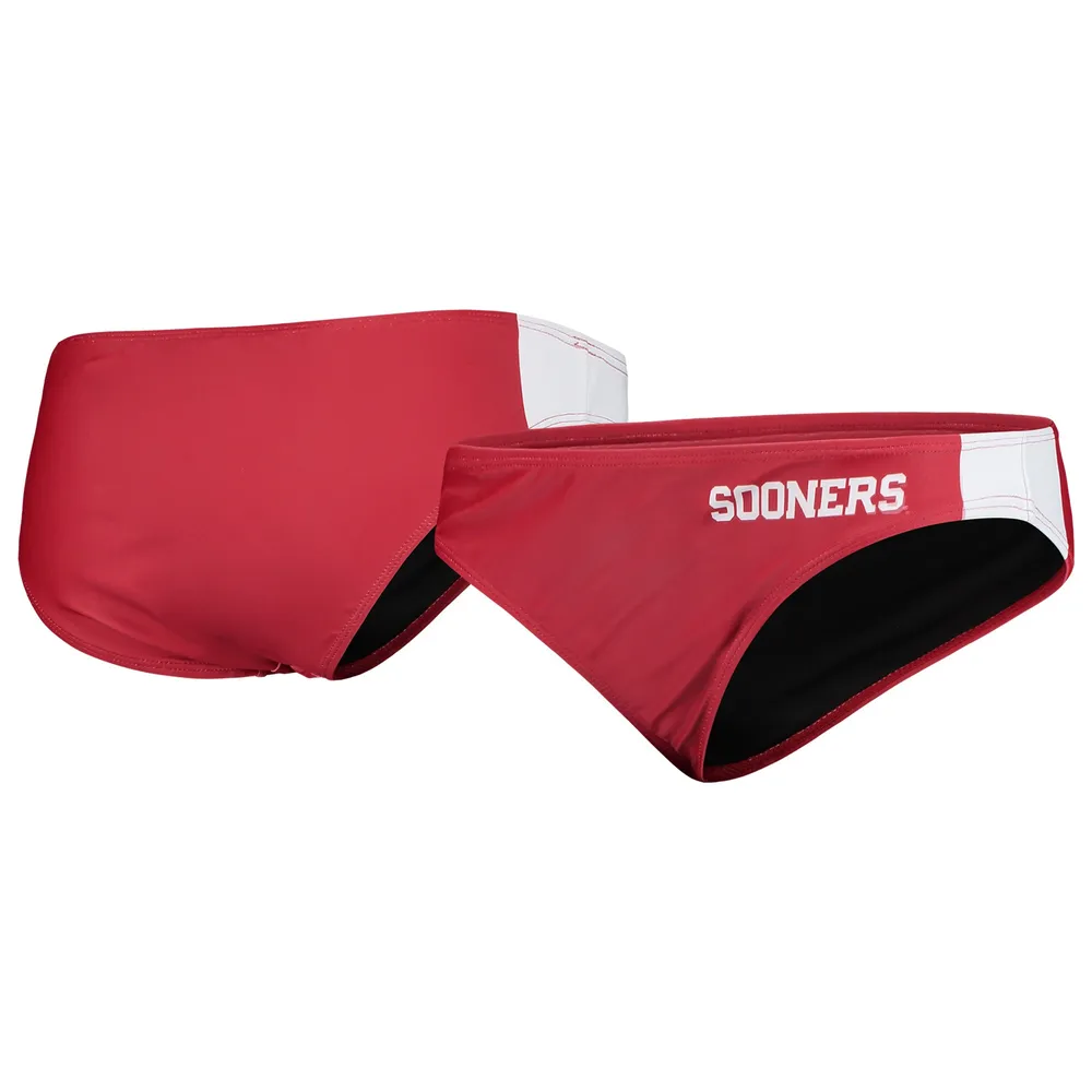 Oklahoma Sooners FOCO Women's Wordmark Bikini Bottom - Crimson