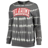 Women's Gameday Couture Heathered Charcoal Oklahoma Sooners All About Stripes Tri-Blend Long Sleeve T-Shirt & Shorts Set