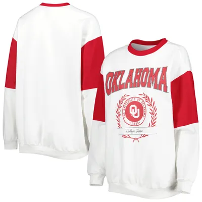 Oklahoma Sooners Gameday Couture Women's It's A Vibe Dolman Pullover Sweatshirt - White