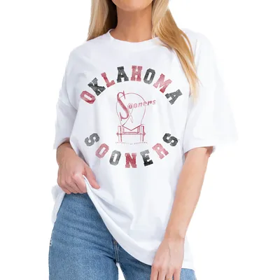 Oklahoma Sooners Gameday Couture Women's This Time Around Oversized T-Shirt - White