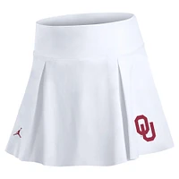 Jupe de tennis Jordan Brand blanche Performance pour femme avec short Oklahoma Sooners
