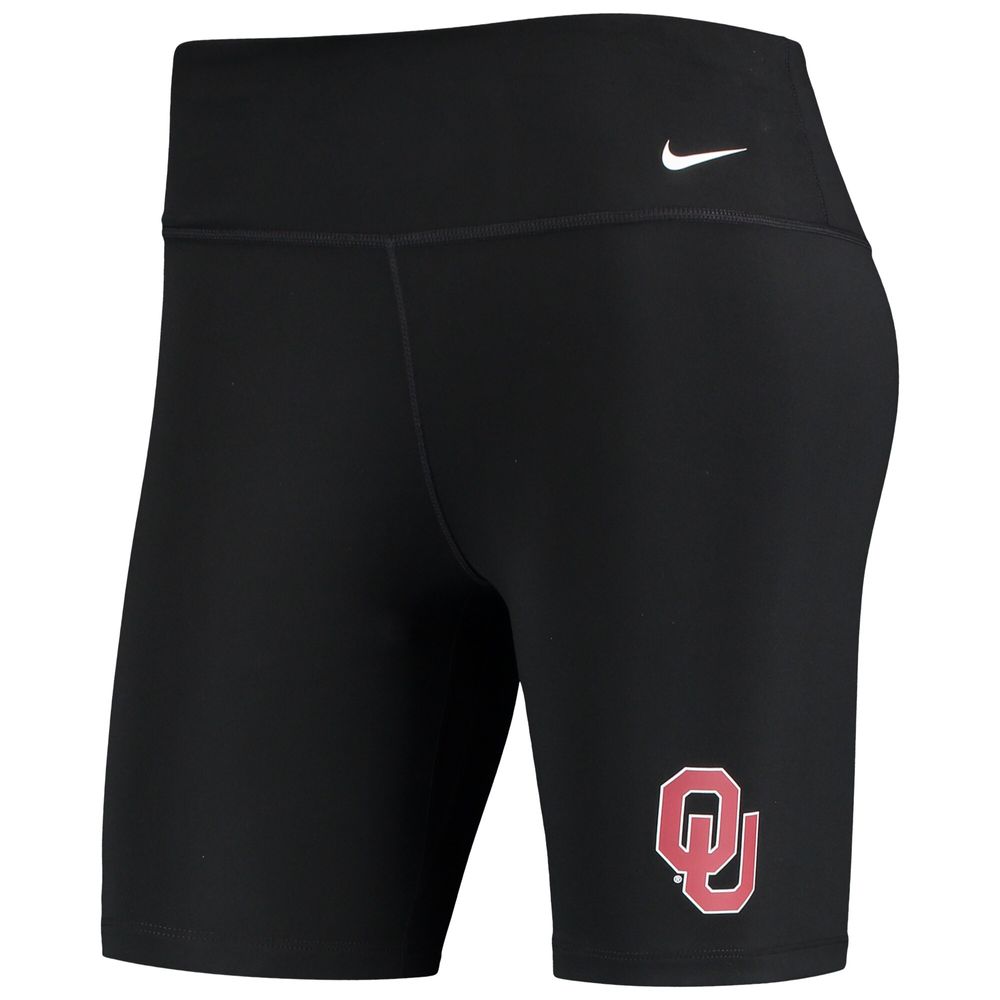 Women's Nike Black Oklahoma Sooners Biker Performance Shorts