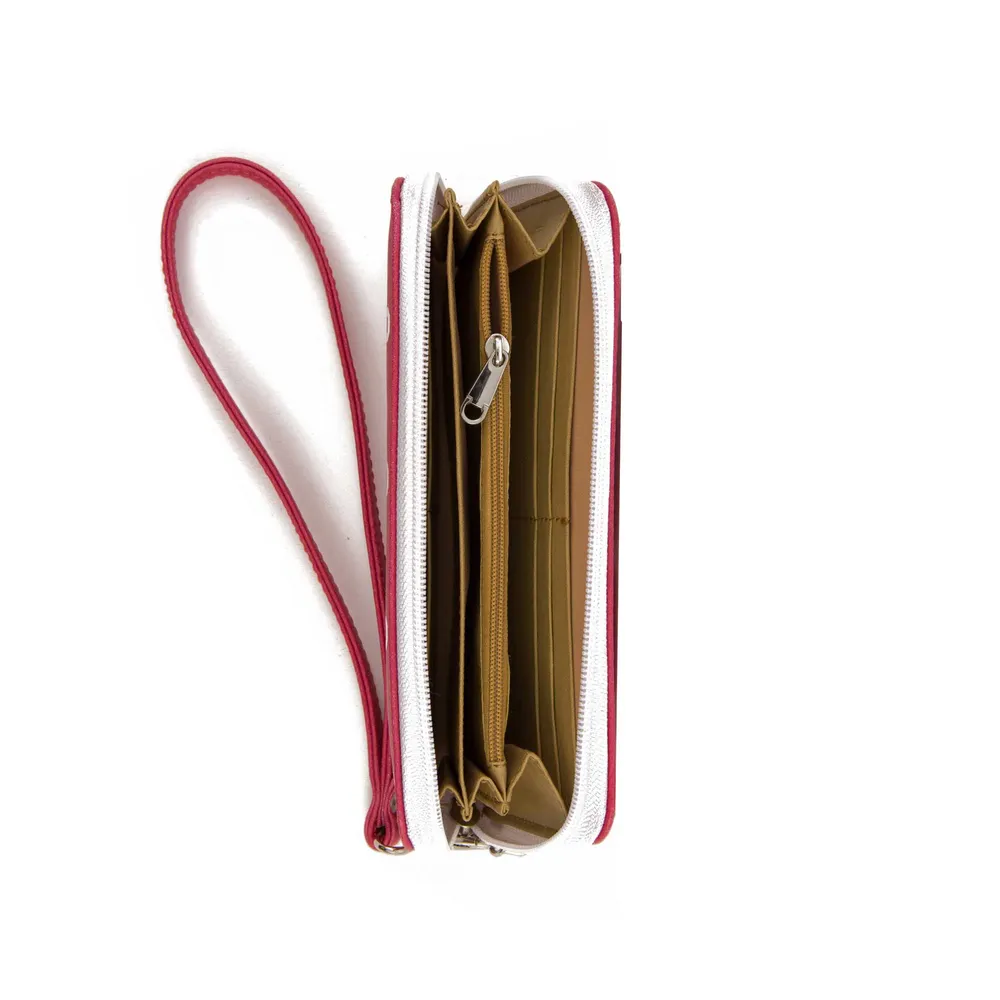 Women's Oklahoma Sooners Zip-Around Wristlet Wallet