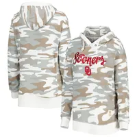 Women's Pressbox Camo Oklahoma Sooners San Pablo Pullover Hoodie